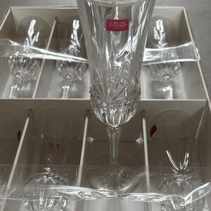 Clear Crystal D ‘Arques  Champagne Flutes - Set of 8